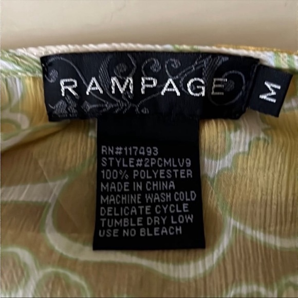 Y2K Rampage Chiffon Floral Blouse - Picture 4 of 12